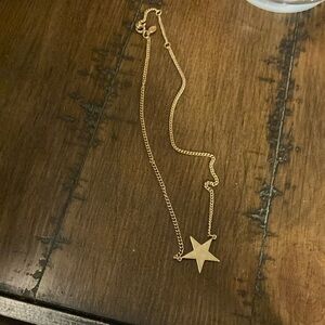 Vintage 1975 Avon Signed Sunny Star Gold Tone Choker Necklace Small*